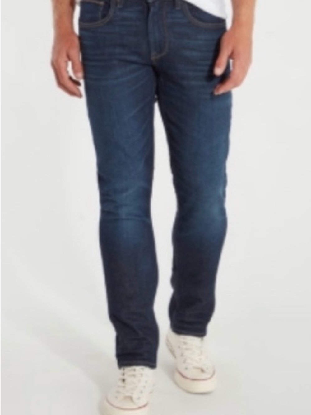 NEW Hudson Men's Jeans Blake Slim Straight AIRWALK Dark Blue Size 33x 34 - Picture 2 of 10